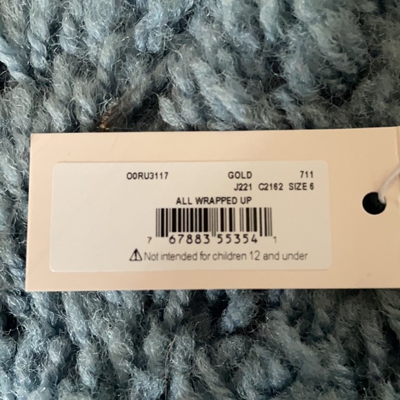 NWT KATE SPADE GOLDTONE RING, SIZE 6 - Picture 6 of 7